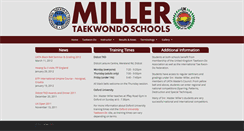 Desktop Screenshot of millertkd.com